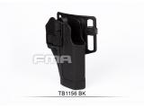 FMA CQC Serpa Holster Glock 17 Polymer BK TB1156-BK